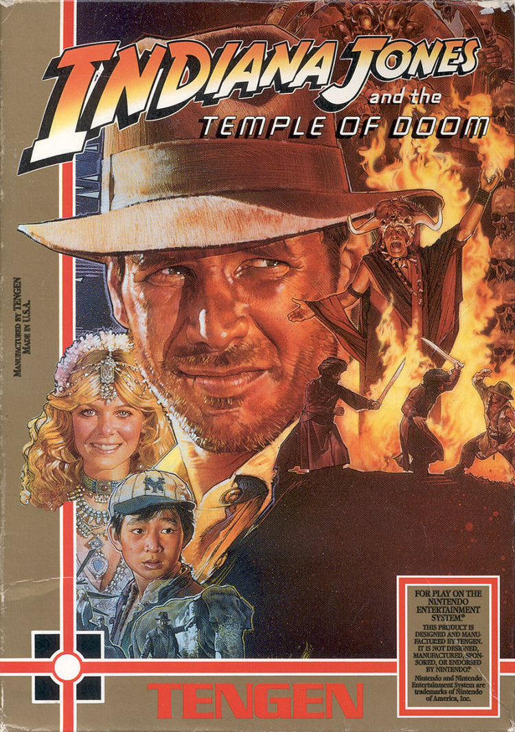 Indiana Jones and the Temple of Doom - NES Game