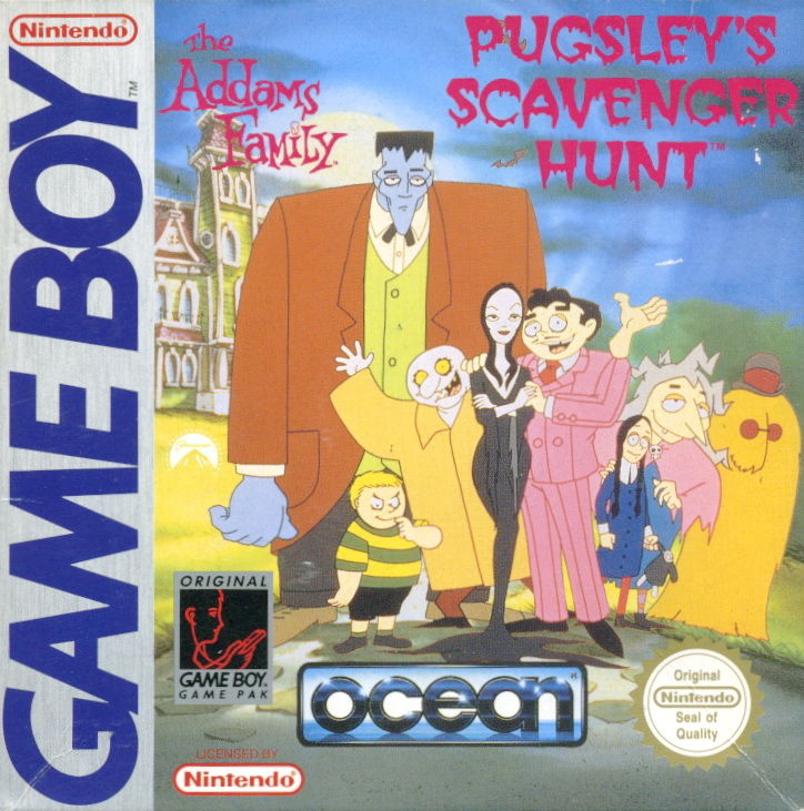 Addams Family Pugsley's Scavenger Hunt - Gameboy Game