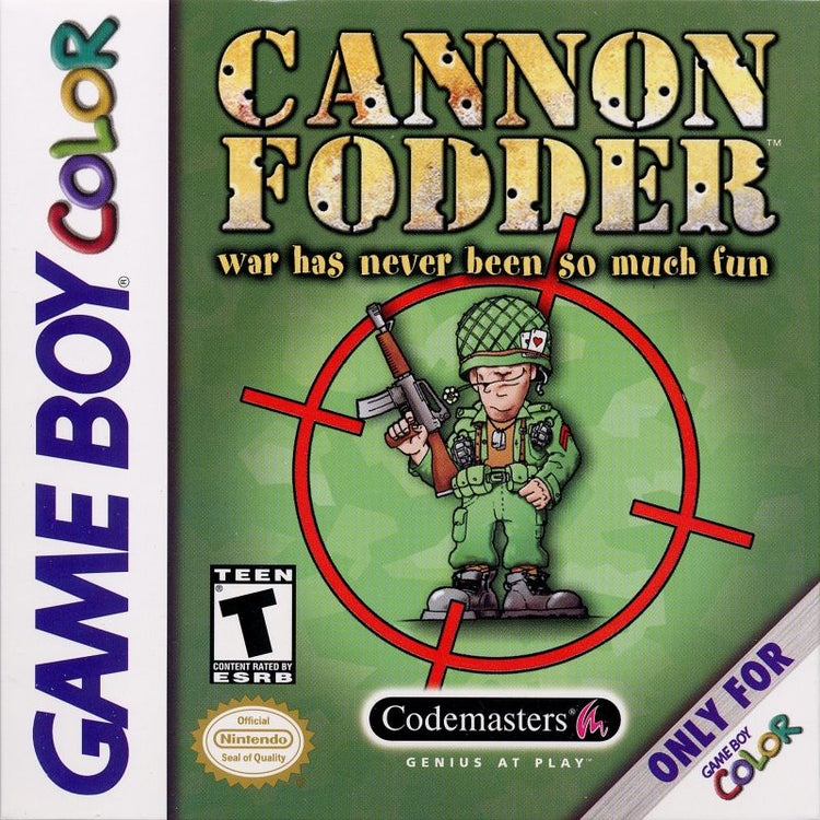 Cannon Fodder - Gameboy Color Game