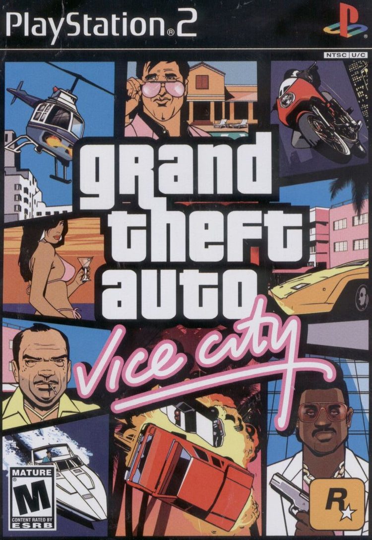 Grand Theft Auto Vice City - PS2 Game