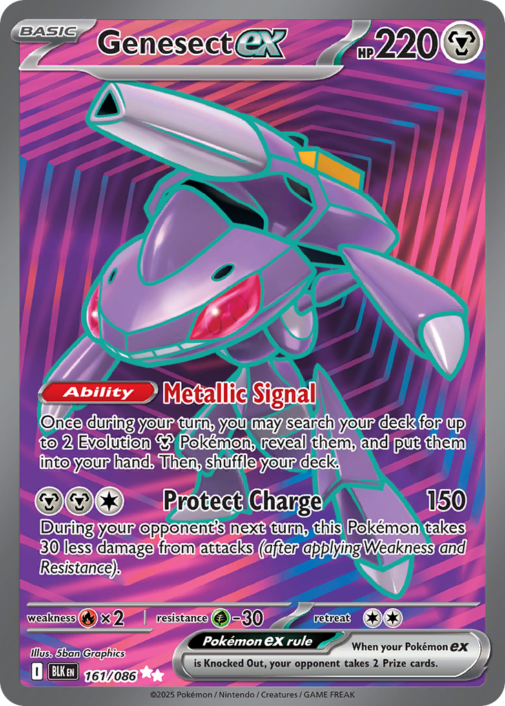 Genesect ex (161/86) - Black Bolt