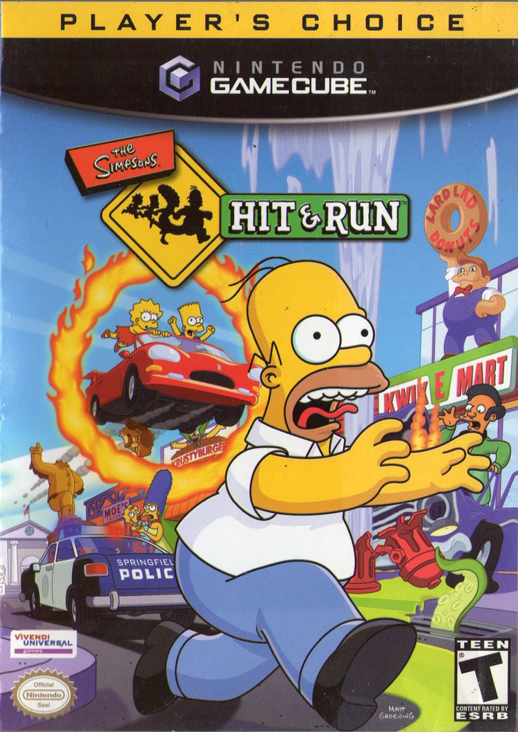 The Simpsons Hit and Run - Gamecube Game