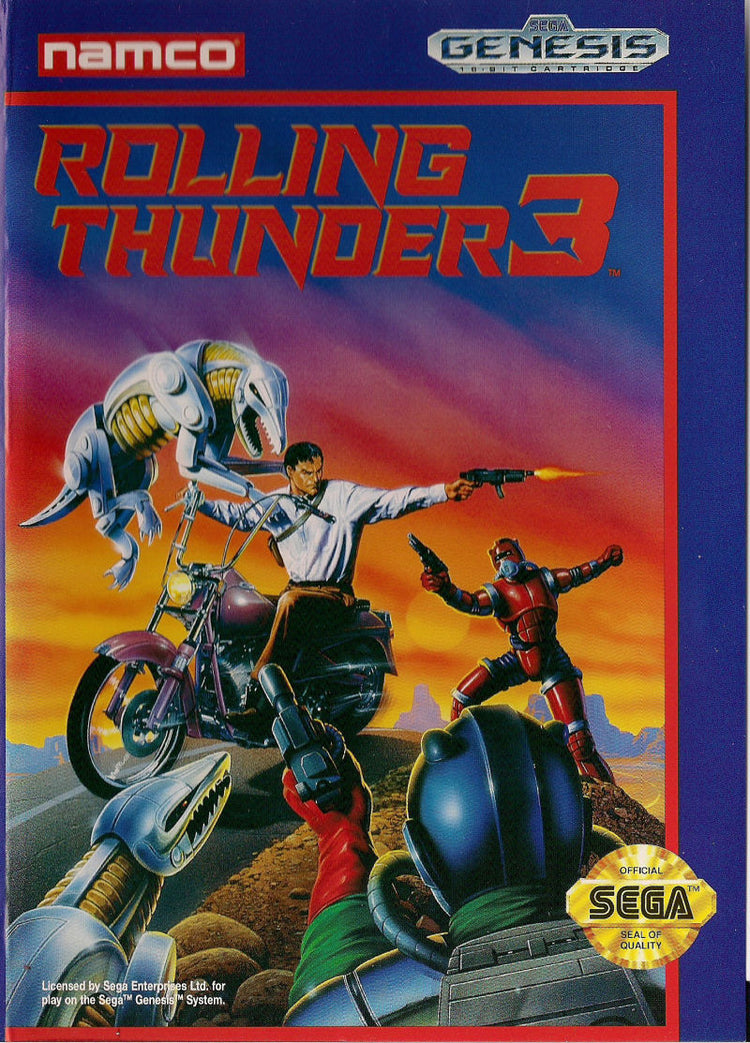 Rolling Thunder 3 - Sega Genesis Game