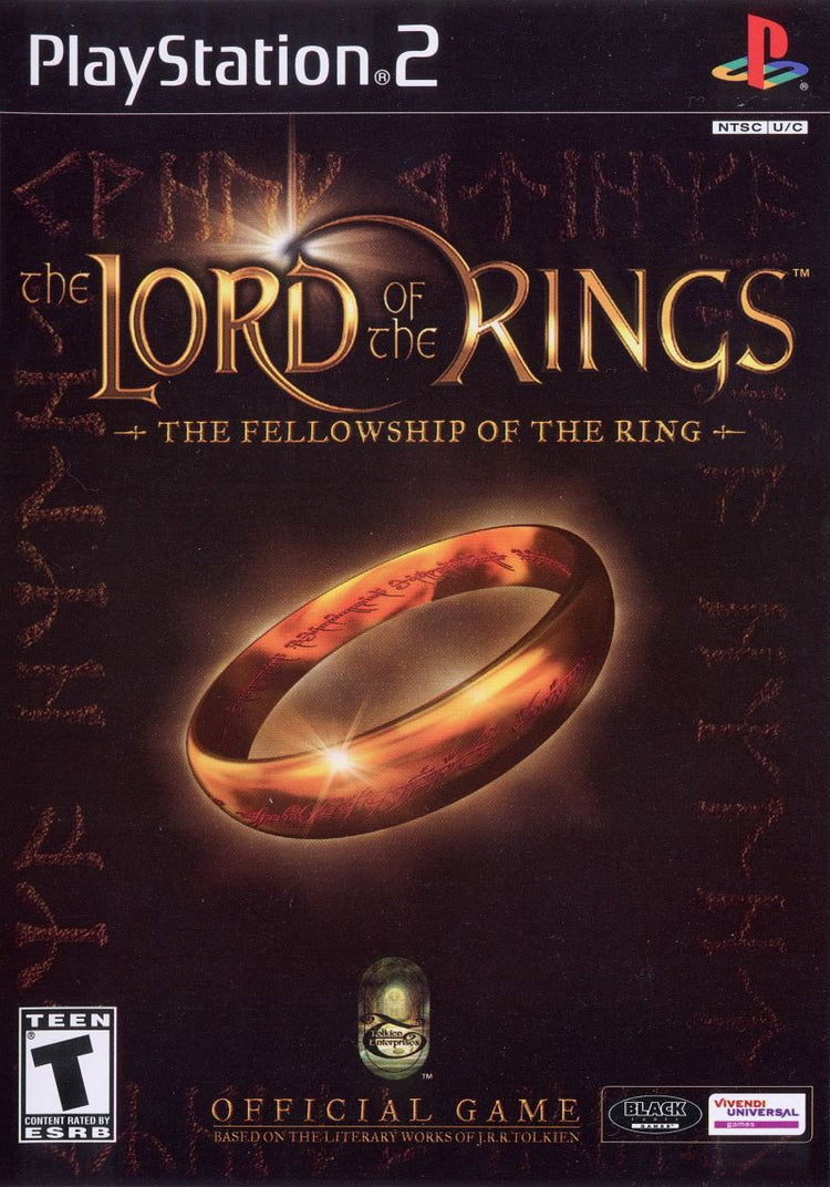 Lord of the Rings Fellowship of the Ring - PS2 Game