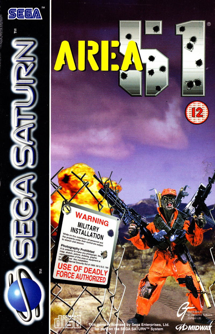 Area 51 - Sega Saturn Game