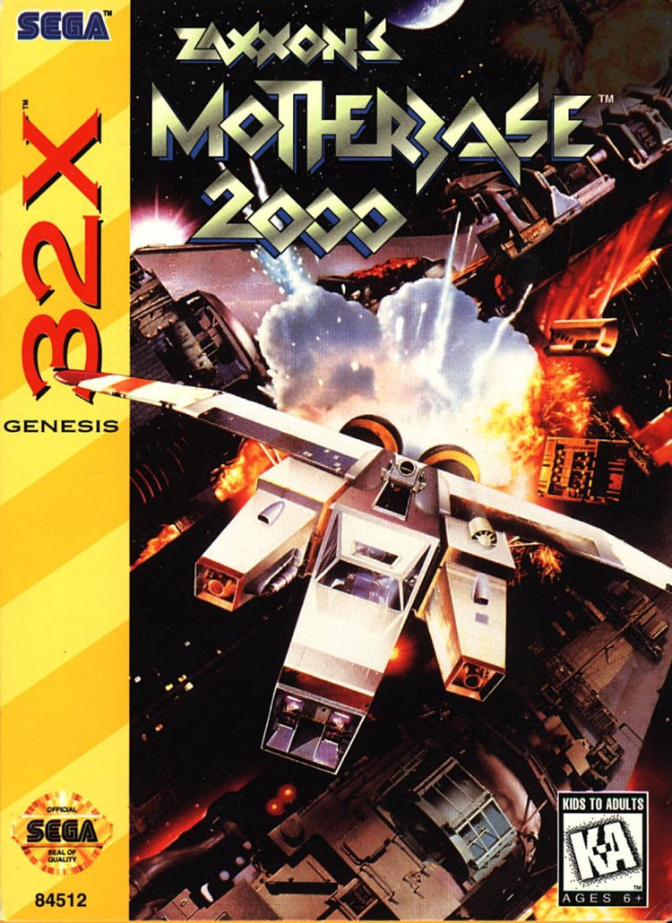 Zaxxon Motherbase 2000 - Sega 32X Game