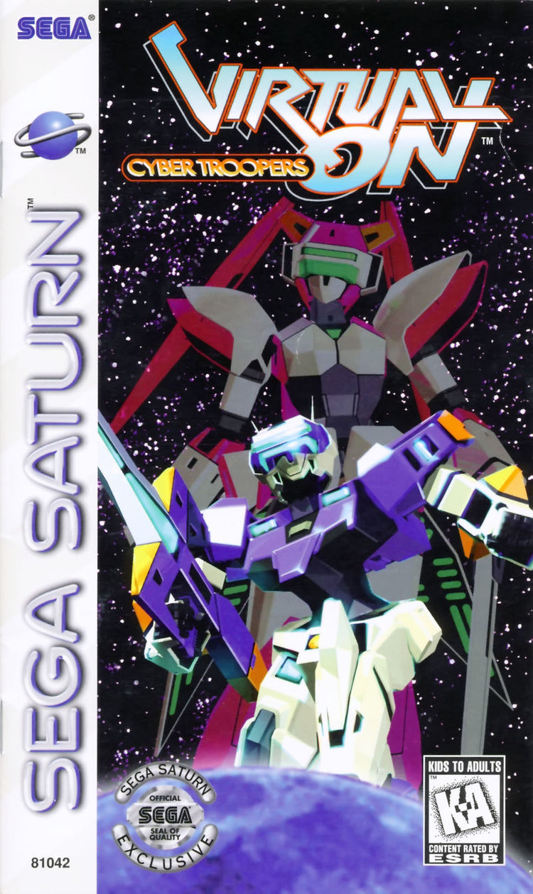 Virtual-On Cyber Troopers - Sega Saturn Game
