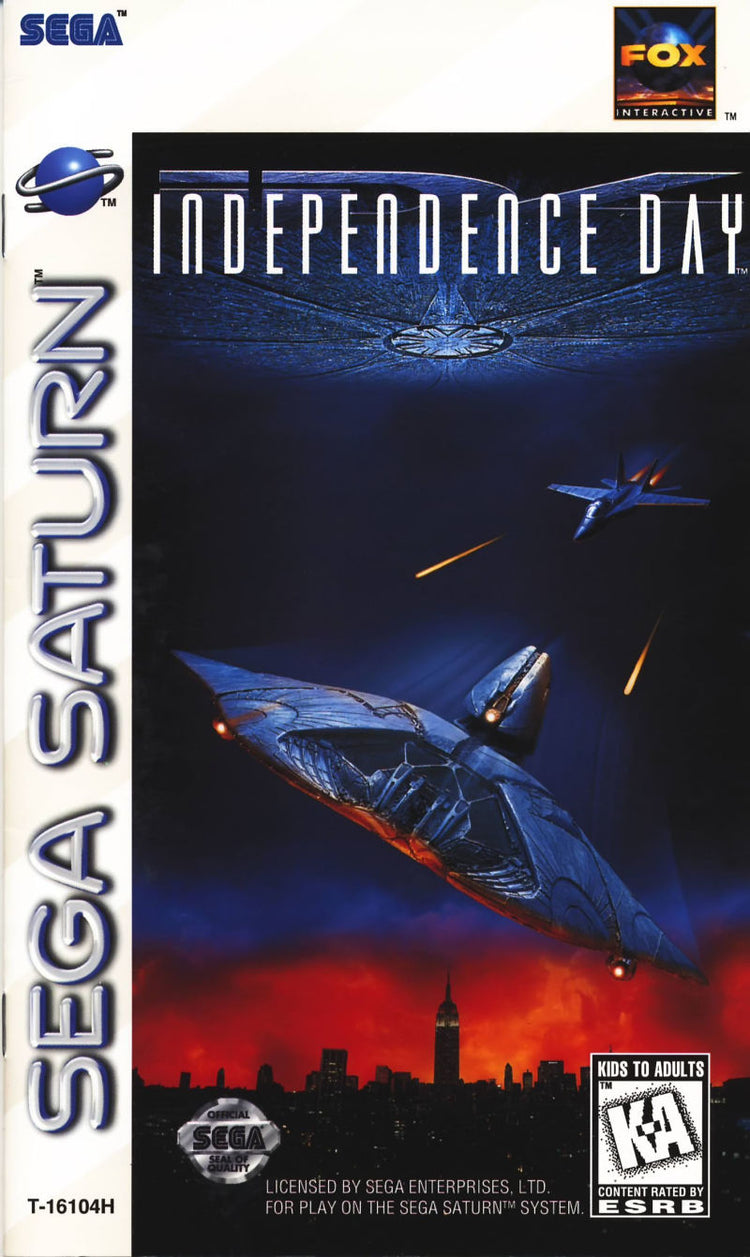 Independence Day - Sega Saturn Game