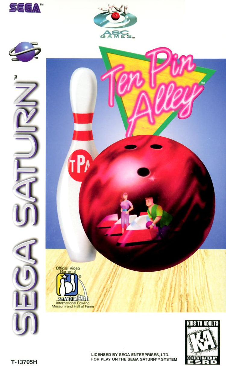Ten Pin Alley - Sega Saturn Game