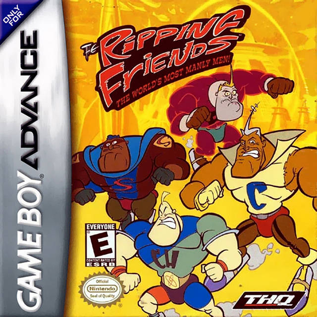 Ripping Friends World's Most Manly Men - GBA Game
