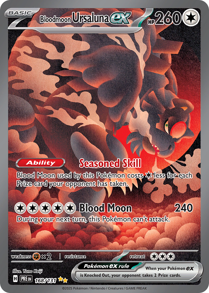 Bloodmoon Ursaluna ex (168/131) - Prismatic Evolutions