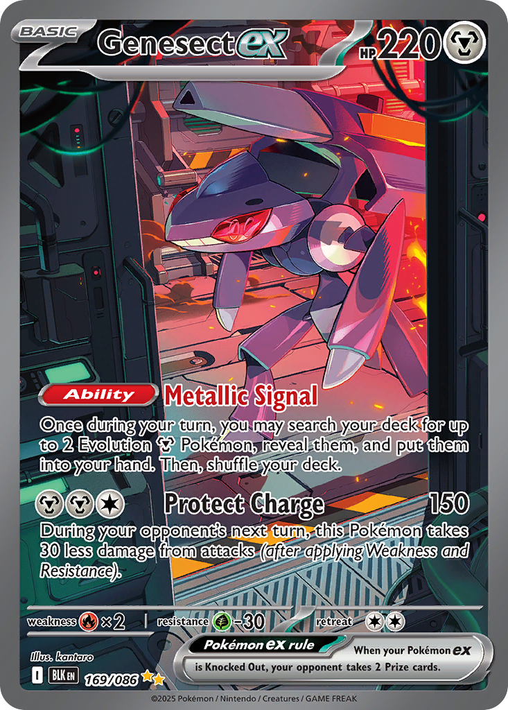Genesect ex (169/86) - Black Bolt