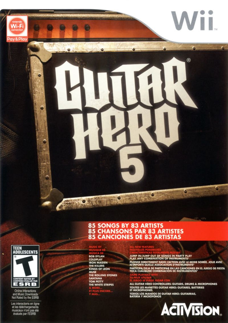 Guitar Hero 5 - Wii Game
