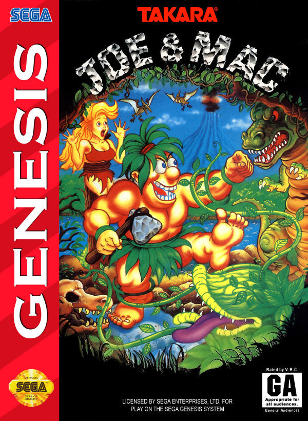 Joe and Mac - Sega Genesis Game