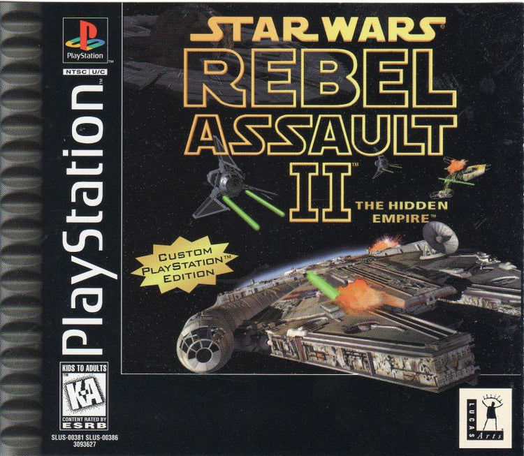 Star Wars Rebel Assault 2 - PS1 Game