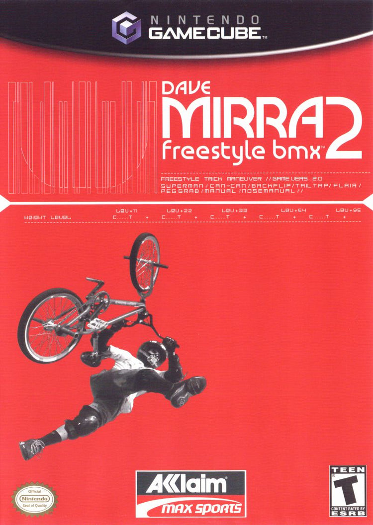Dave Mirra Freestyle BMX 2 - Gamecube Game