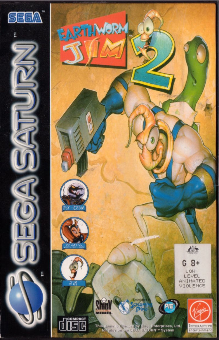 Earthworm Jim 2 - Sega Saturn Game