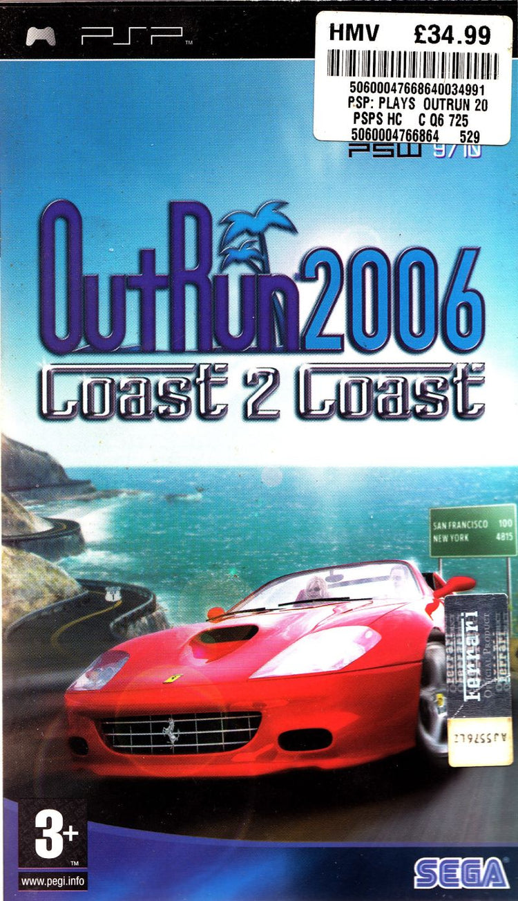 OutRun 2006 Coast 2 Coast - PSP Game