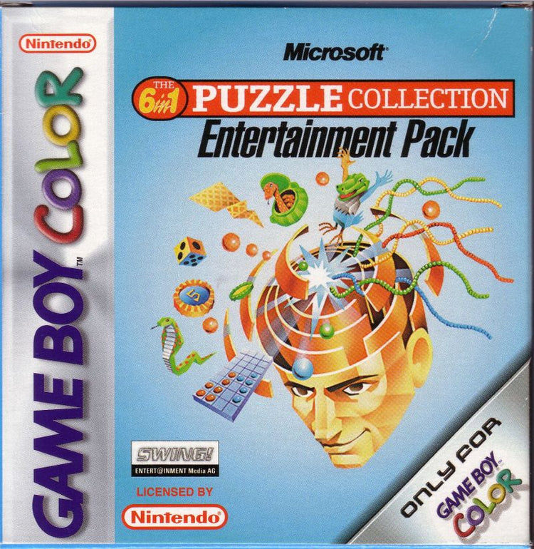 Microsoft 6 in 1 Puzzle Collection - Gameboy Color Game
