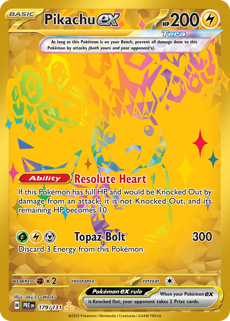 Pikachu ex (179/131) - Prismatic Evolutions