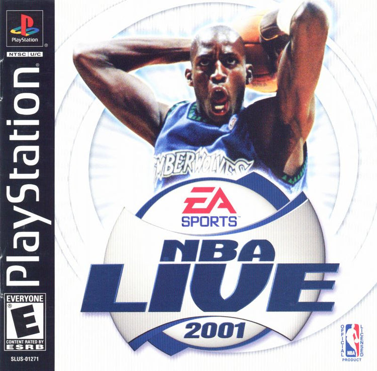 NBA Live 2001 - PS1 Game