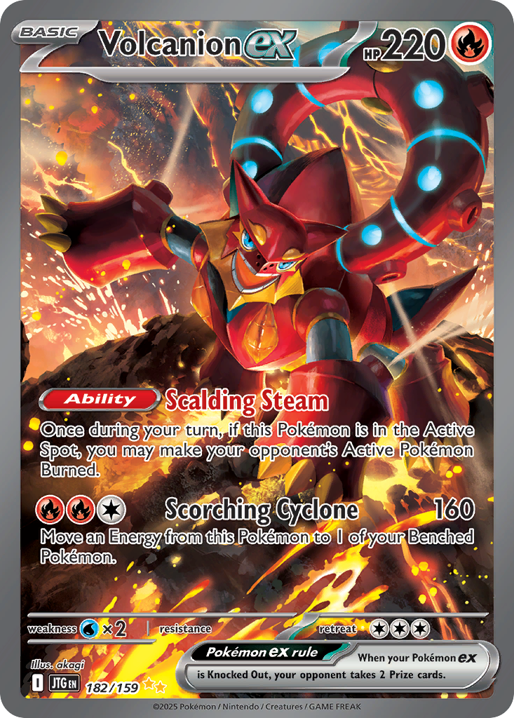 Volcanion ex (182/159) - Journey Together