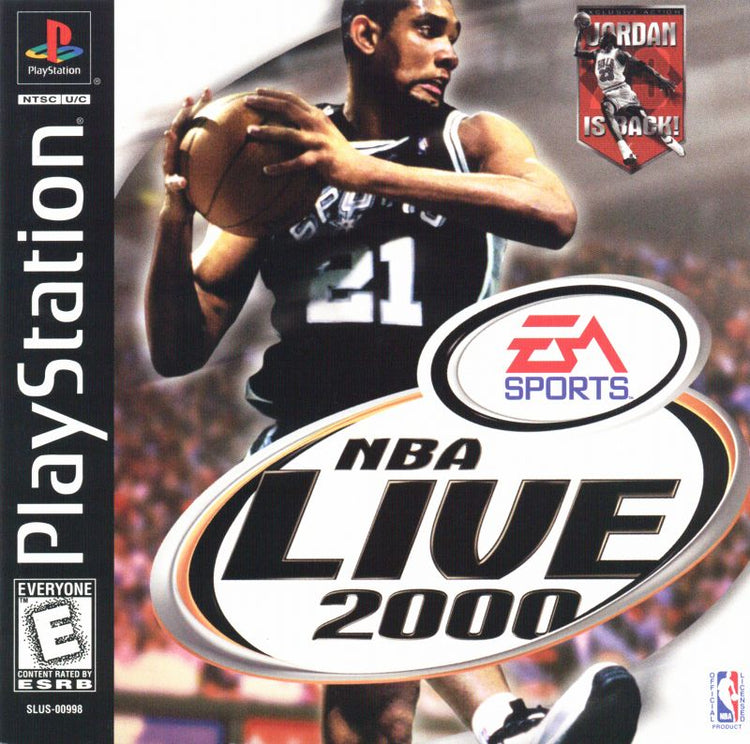 NBA Live 2000 - PS1 Game