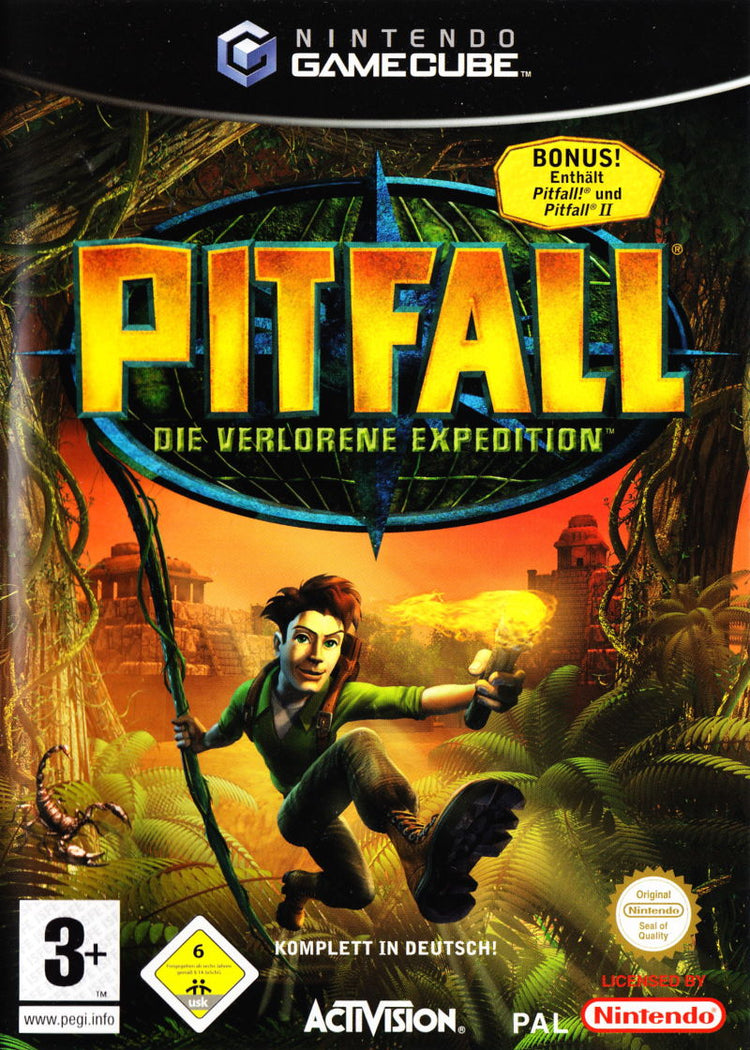 Pitfall The Lost Expedition - Gamecube Game
