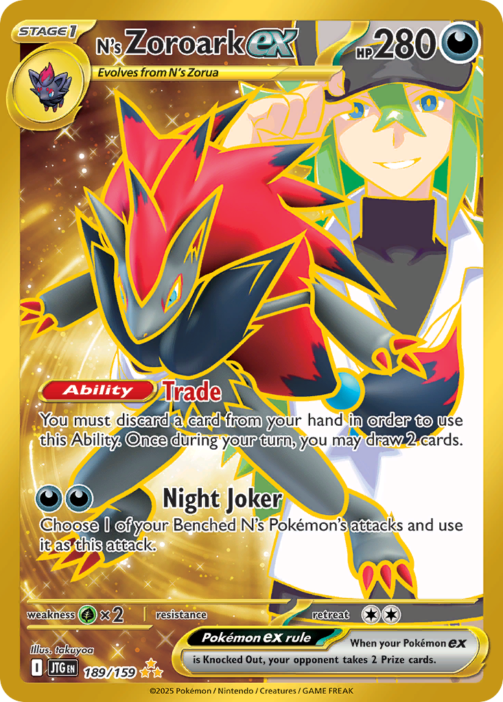 N's Zoroark ex (189/159) - Journey Together