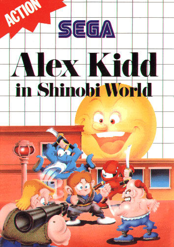 Alex Kidd in Shinobi World - Sega Master System Game