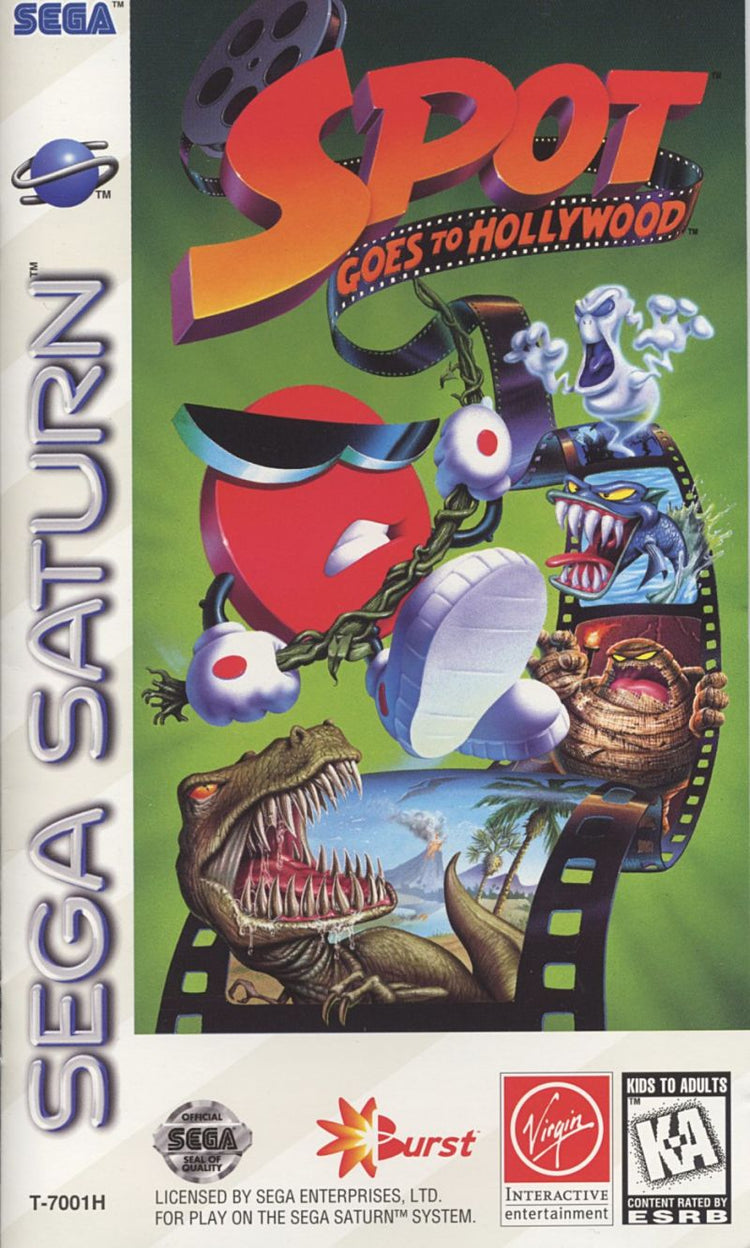 Spot Goes To Hollywood - Sega Saturn Game