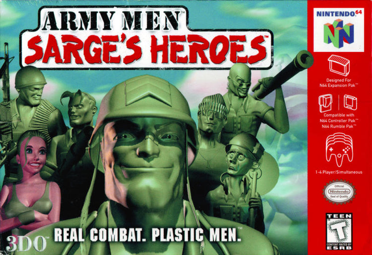 Army Men Sarge's Heroes - Nintendo 64 Game