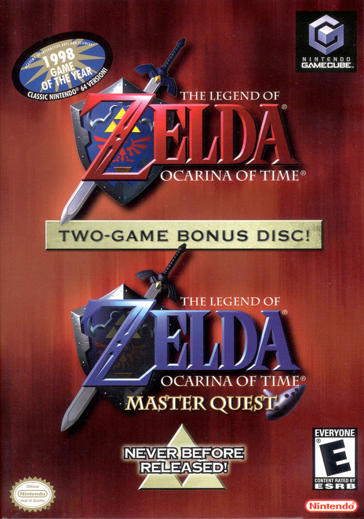 Zelda Ocarina of Time Master Quest - Gamecube Game