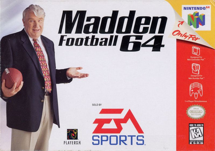 Madden 64 - Nintendo 64 Game