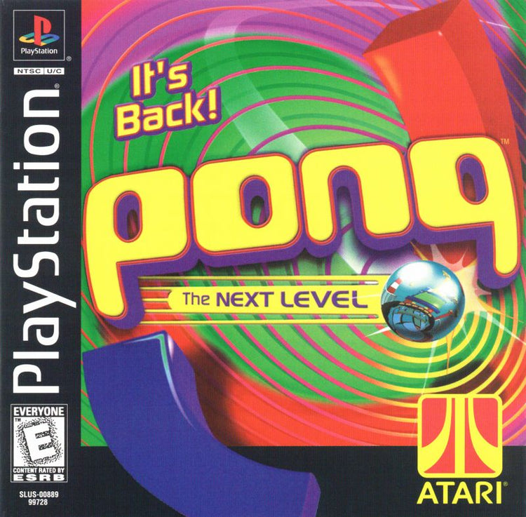 Pong The Next Level - PS1 Game