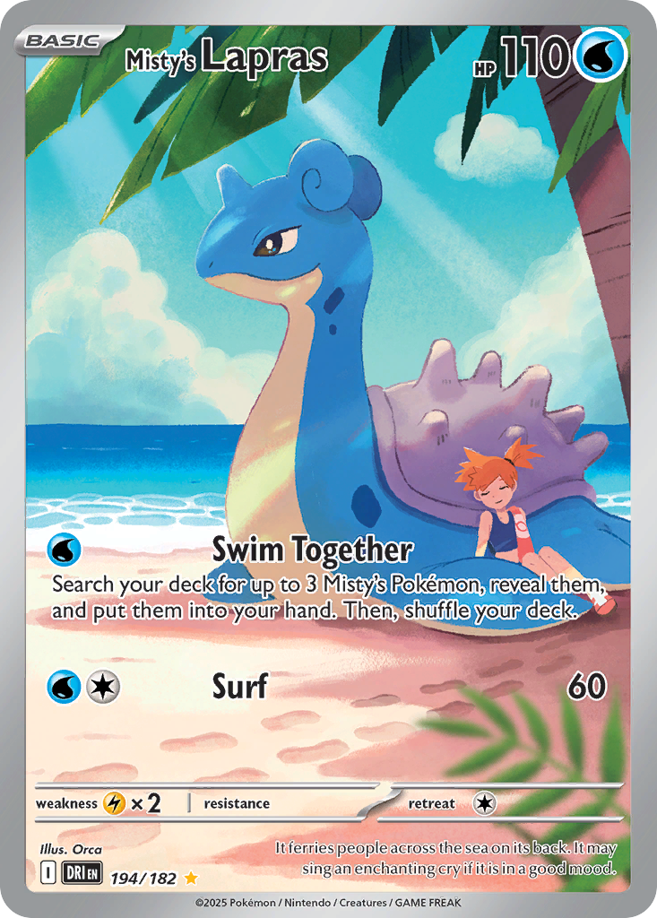 Misty's Lapras (194/182) - Destined Rivals