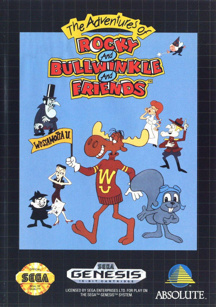 The Adventures of Rocky and Bullwinkle and Friends - Sega Genesis Game
