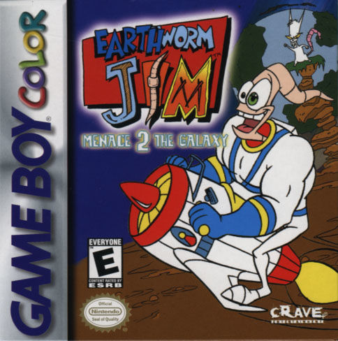 Earthworm Jim Menace 2 Galaxy - Gameboy Color Game