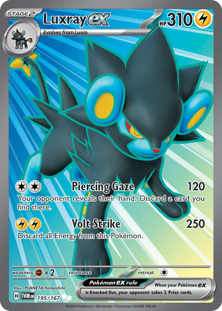 Luxray ex (195/167) - Twilight Masquerade