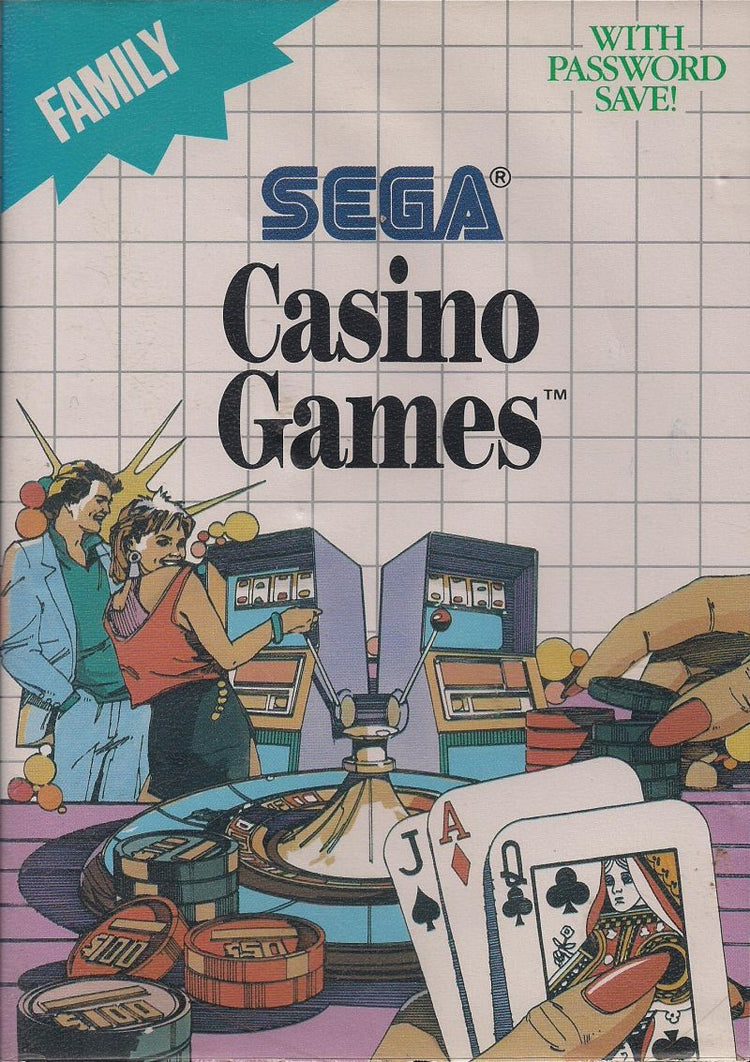 Casino Games - Sega Master System Game