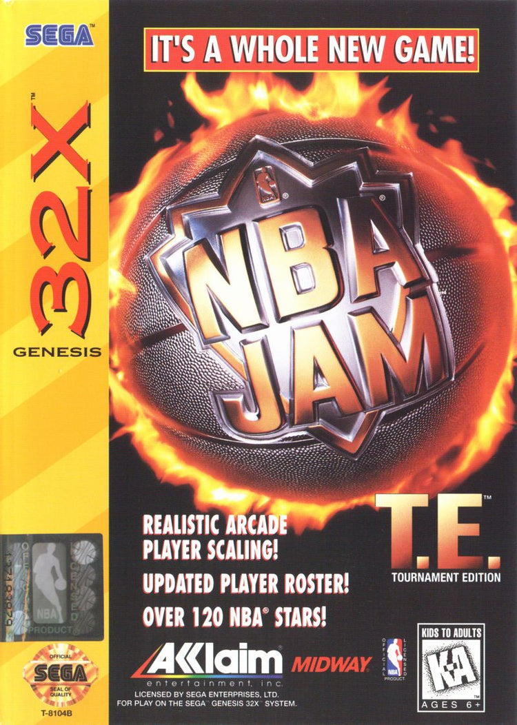 NBA Jam Tournament Edition - Sega 32X Game