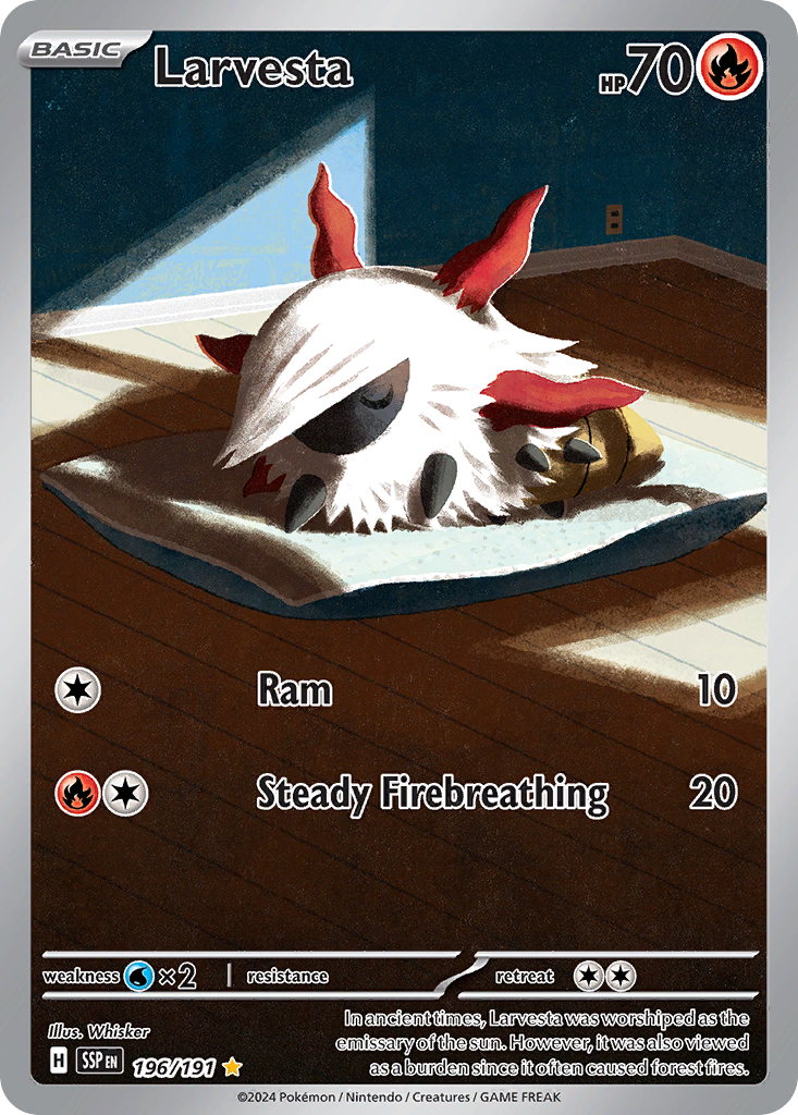 Larvesta (196/191) - Surging Sparks
