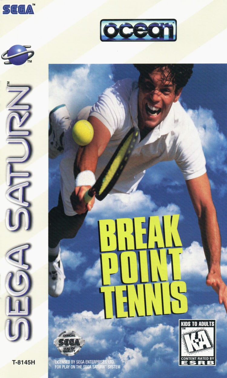 Break Point Tennis - Sega Saturn Game