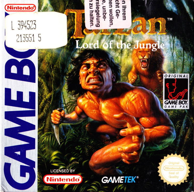 Tarzan Lord of the Jungle - Gameboy Game