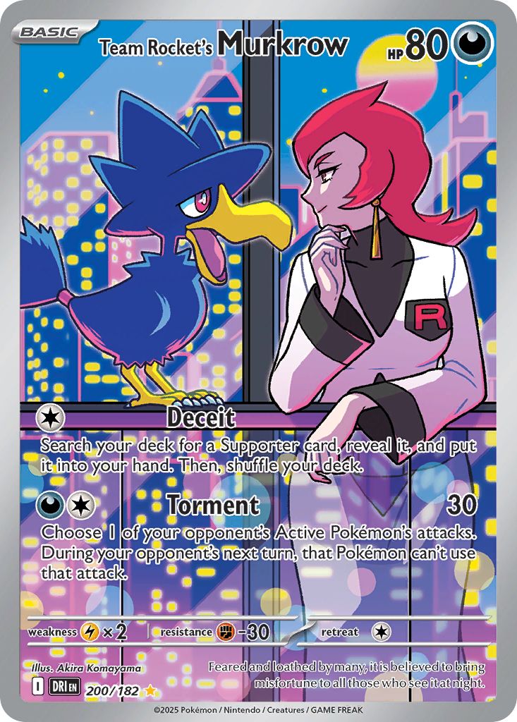 Team Rocket's Murkrow (200/182) - Destined Rivals