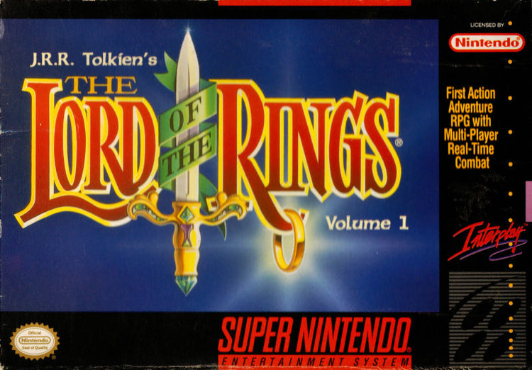 Lord of the Rings Volume 1 - SNES Game