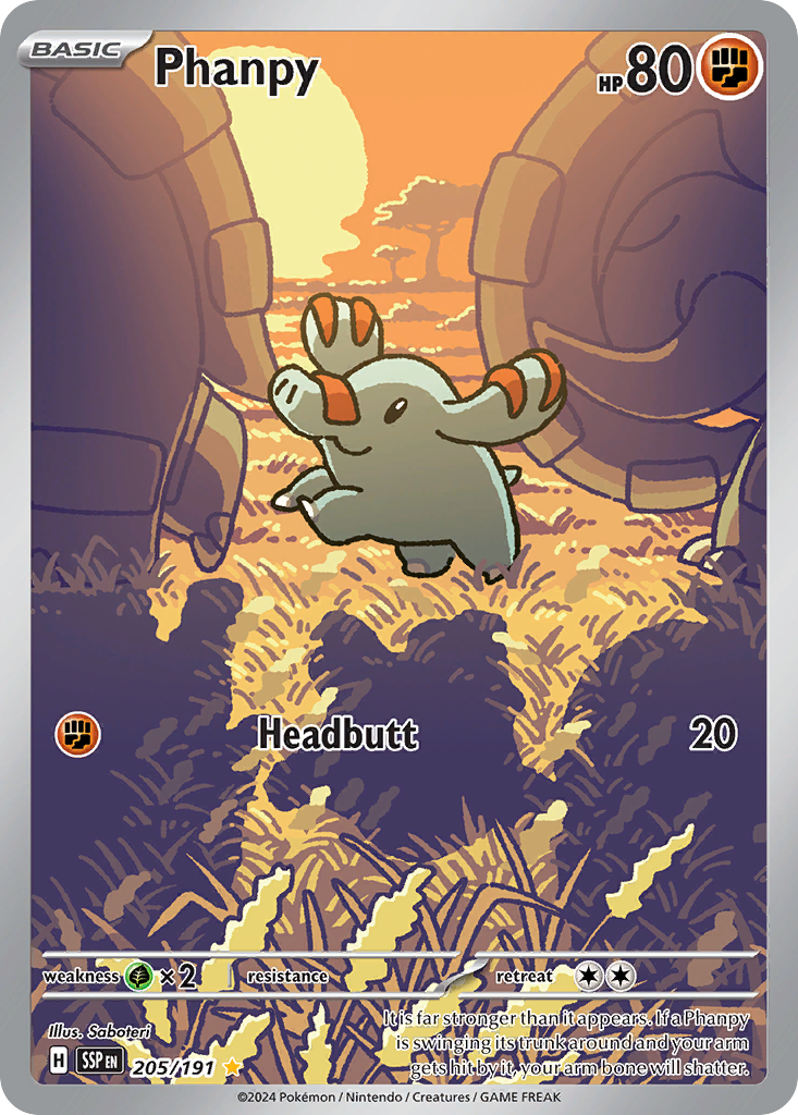 Phanpy (205/191) - Surging Sparks