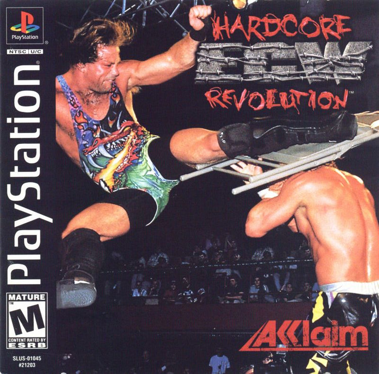 ECW Hardcore Revolution - PS1 Game