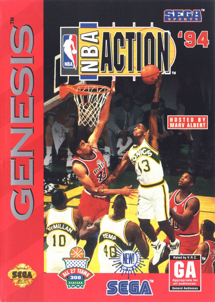 NBA Action 94 - Sega Genesis Game