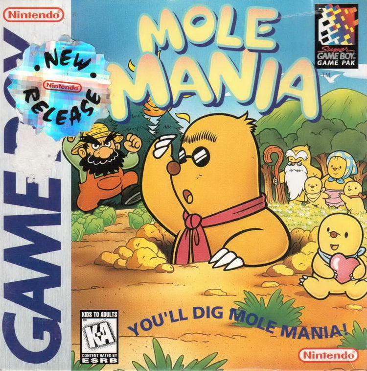 Mole Mania - Gameboy Game